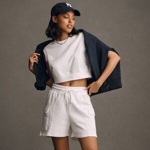 Anthropologie Daily Practice Cargo Knit Shorts